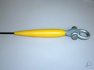 Assembled termination (shackle also shown)