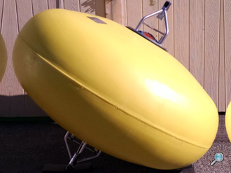 Ellipsoid-shaped buoy