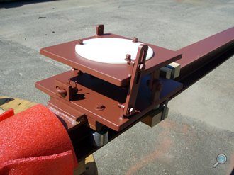 Pier installation sled assembly for ADCP buoys