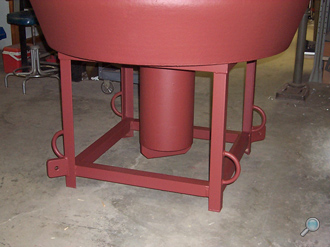 Surface buoy steel well & base